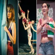 Tres escenas del teatro under: Suavecita, Un poyo rojo y La Pilarcita