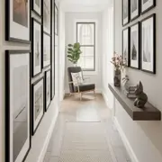 Ideas económicas para transformar pasillos oscuros en un lugar creativo