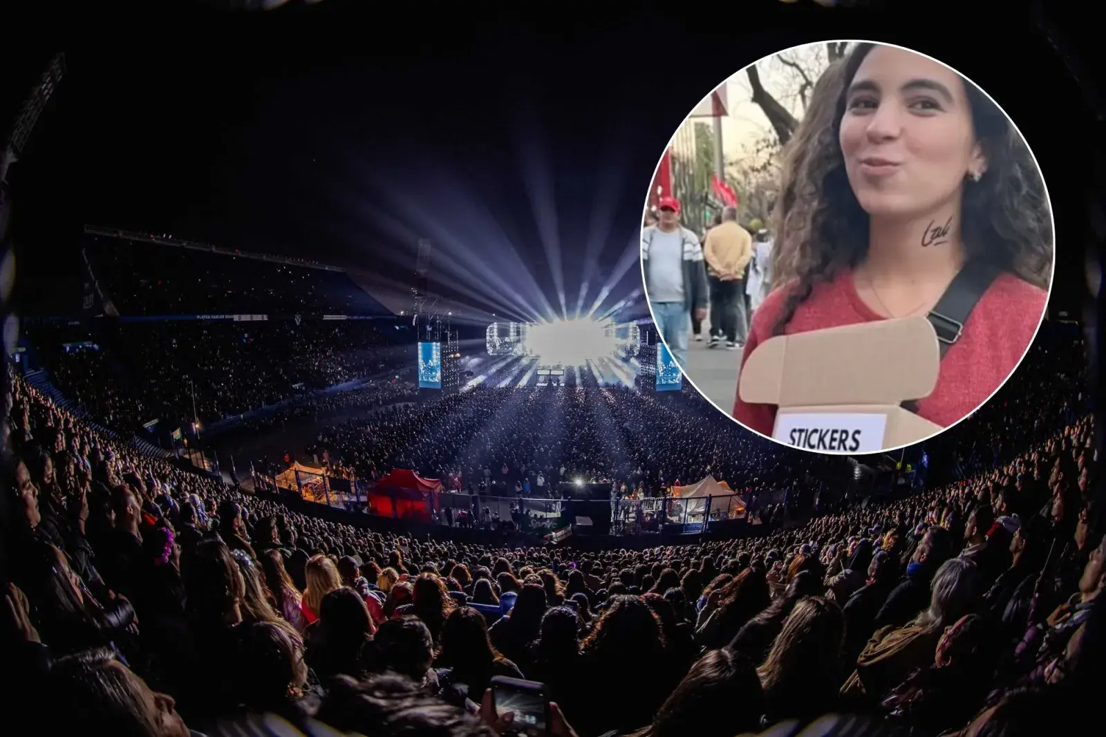 Agus logró conseguir una entrada y cumplió su gran deseo: ir a ver a Lali en Vélez