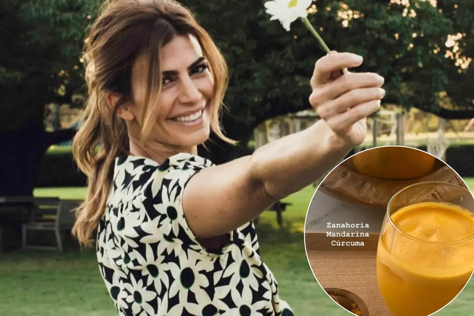 Juliana Awada compartió la receta de su jugo de frutas especial