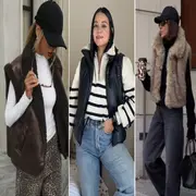 Aunque hoy lo elijamos como abrigo estrella del invierno, el chaleco también funciona genial en media estación. 