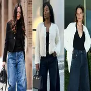 Jeans herradura: la silueta que pisa fuerte en el street style 2025