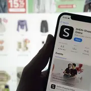 Pantalla de la app Shein