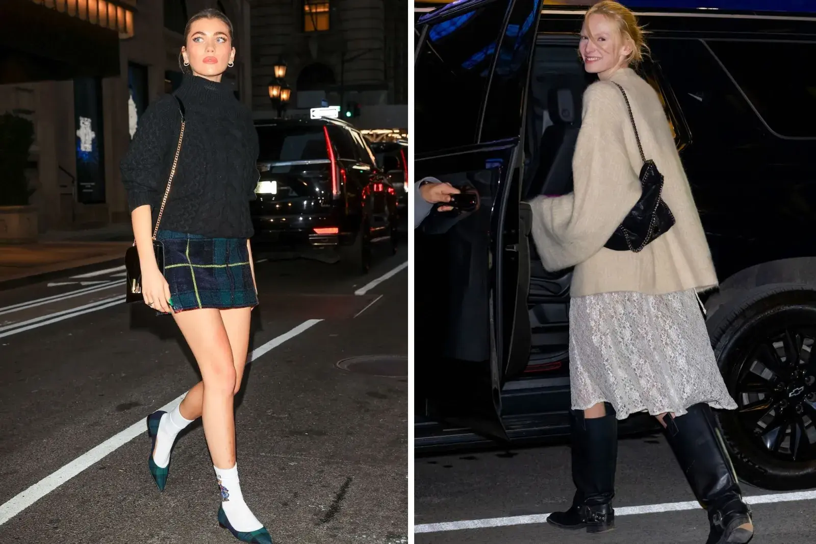 Sweater + falda: 10 looks para que te inspires con las prendas de la temporada