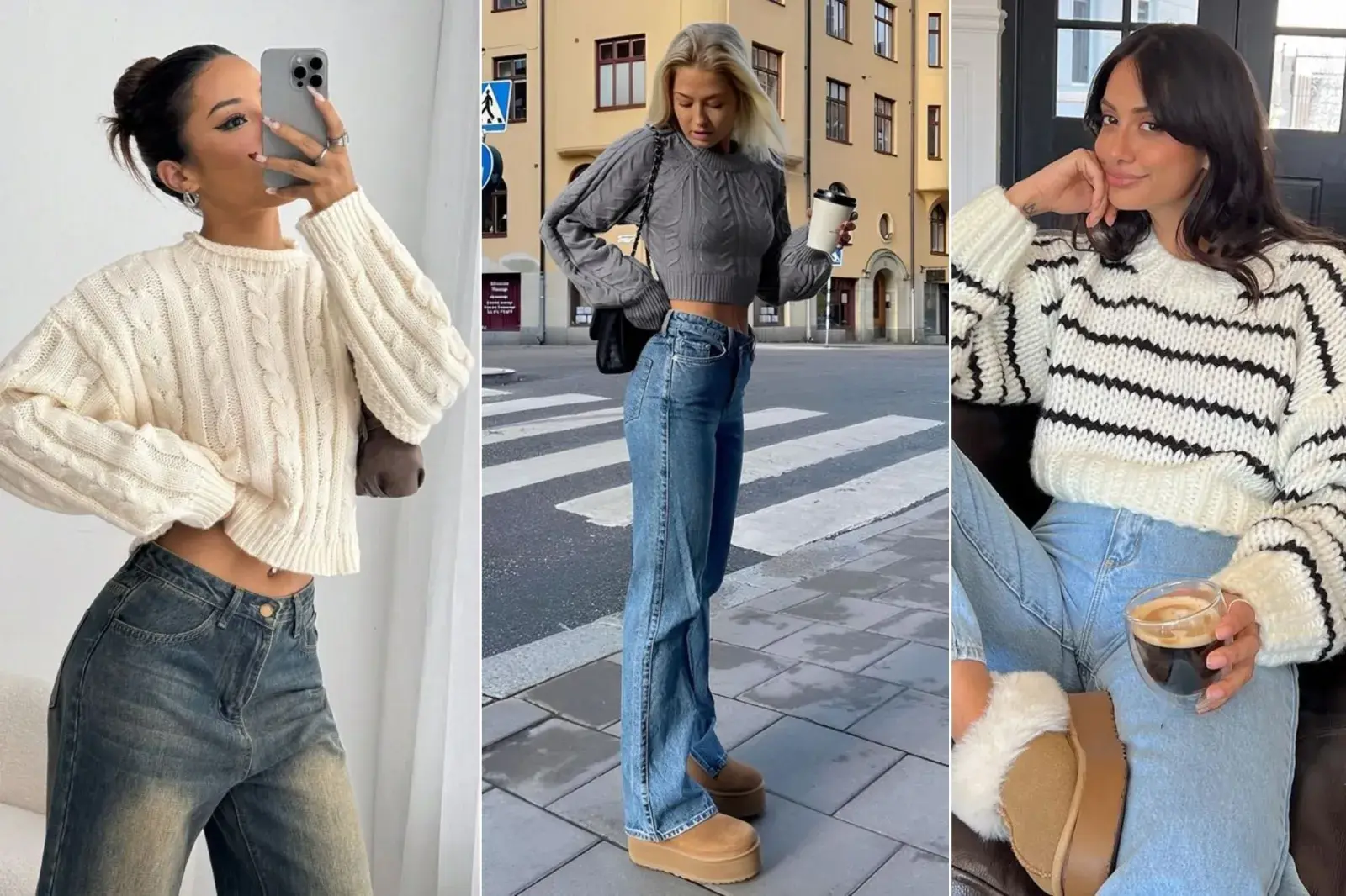 Chau suéter corto: esta es la prenda súper abrigada que no te puede faltar este invierno