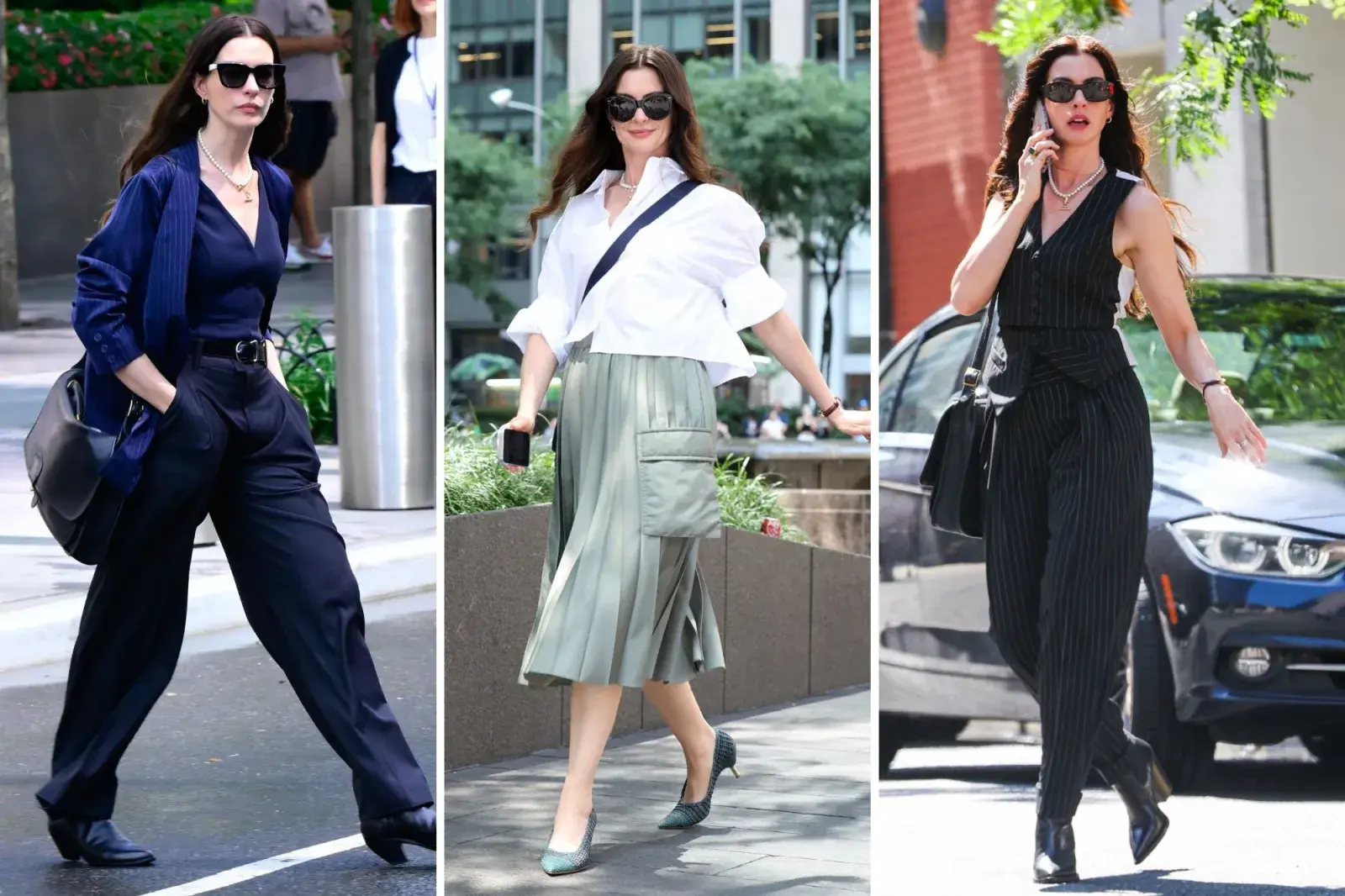 Mirá todos los looks de Anne Hathaway en El diablo viste a la moda 2.