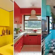 La paleta de colores es amplia y ya no hay tonos prohibidos para la cocina: amarillo, tomate y turquesa son un sí.