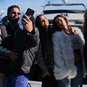 Emilia Attias, Zaira Nara, Brenda Gandini y Cachete Sierra juntos en el sur de Argentina