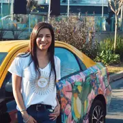 Magalí, taxista en Buenos Aires: un oficio que legó de su papá