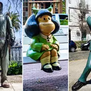 Mafalda, El Eternauta y más: un paseo por las esculturas escondidas de las historietas en Buenos Aires