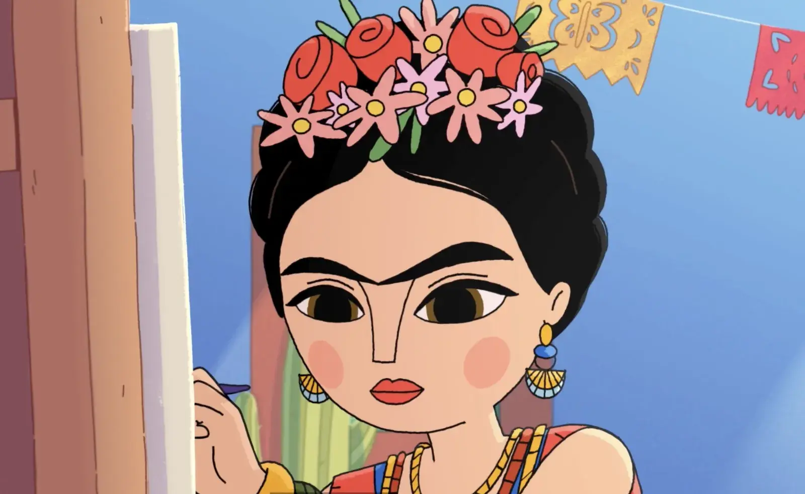 De qué se trata y cuándo se estrena Hola Frida, la película animada sobre Frida Kahlo.