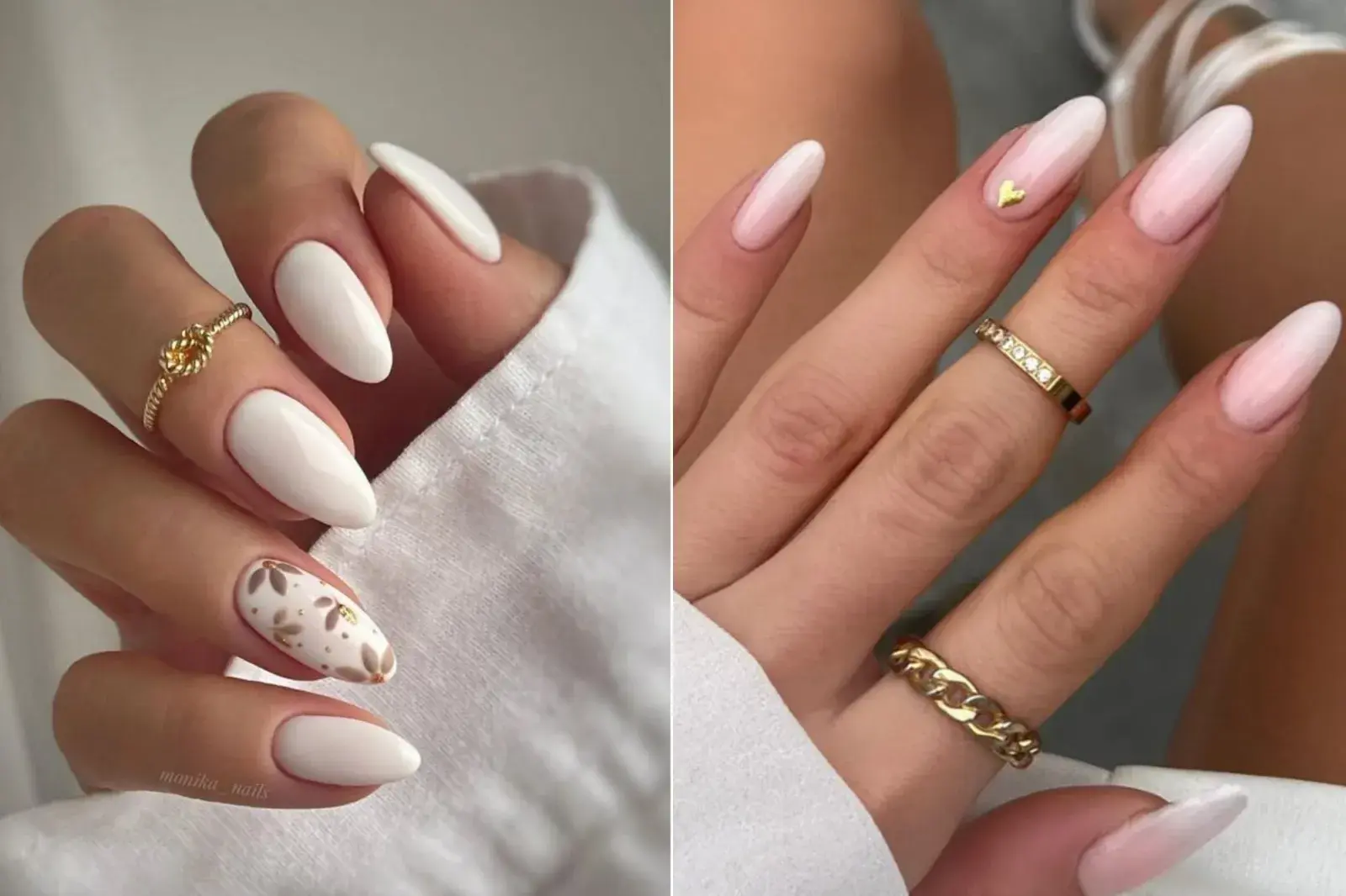 Las uñas blancas son tendencia este 2025