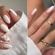 Las uñas blancas son tendencia este 2025