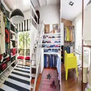 Cada metro cuadrado de la casa cuenta y debe cumplir una función práctica que no resigne la parte estética: estos vestidores son un sí.