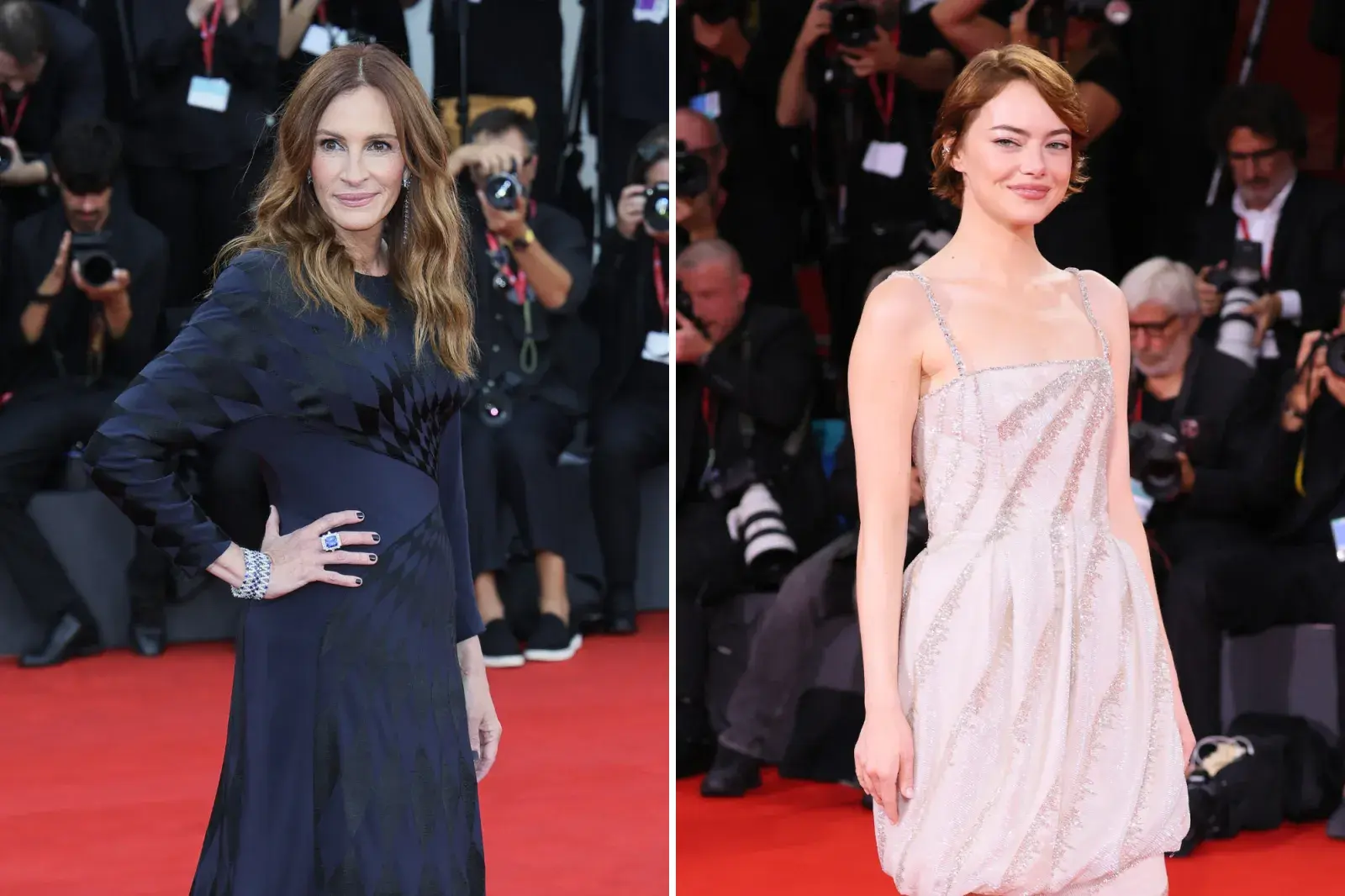 Julia Roberts y Emma Stone llevan el glamour a Venecia 2025: los mejores looks en el Festival de Cine.