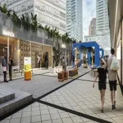 Con 18 locales comerciales, una terraza gastronómica, doble entrada peatonal (por Beruti y Arenales) y espacios verdes, Palermo OFF se presenta como un punto de encuentro disruptivo