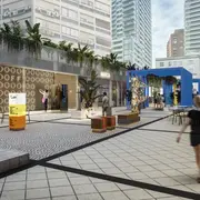 Con 18 locales comerciales, una terraza gastronómica, doble entrada peatonal (por Beruti y Arenales) y espacios verdes, Palermo OFF se presenta como un punto de encuentro disruptivo