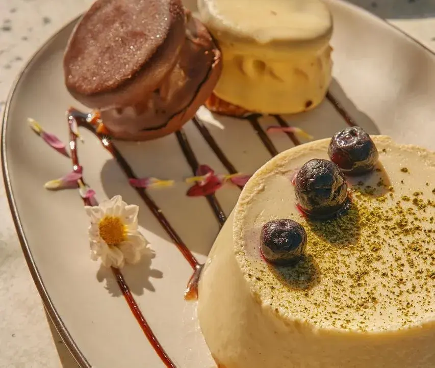 Receta de panacota de yerba mate