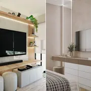 4 ideas de racks de tele funcionales y con estilo para renovar tu living