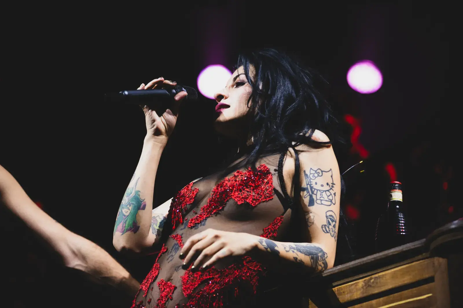 Foto de Cazzu en el Movistar Arena.