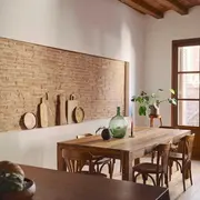 Los revestimientos de piedras, maderas y materiales industriales serán los protagonistas en 2026