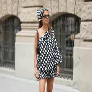 Polka dots: el estampado tendencia que adoran las celebrities y se vio en New York Fashion Week