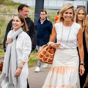 Máxima Zorreguieta con un estilismo boho chic en la Fórmula 1