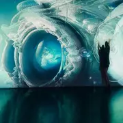 Sobre papel, en un manequí, en el espacio o en pantallas... hay creatividad para todos los formatos. Foto: obra digital de ArtLab en Estilo Art