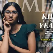 Con 17 años, Tejasvi Manoj fue elegida “Niña del Año” por la revista Time gracias a su plataforma Shield Seniors.
