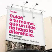 Cartel en vía pública