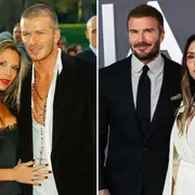 Los Beckham en 2004 y en 2025: la historia de un amor rodeado de negocios que ya lleva casi tres décadas.