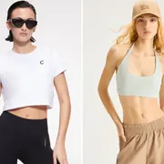 Foto de mujeres con ropa deportiva.