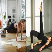 Foto de mujeres entrenando.