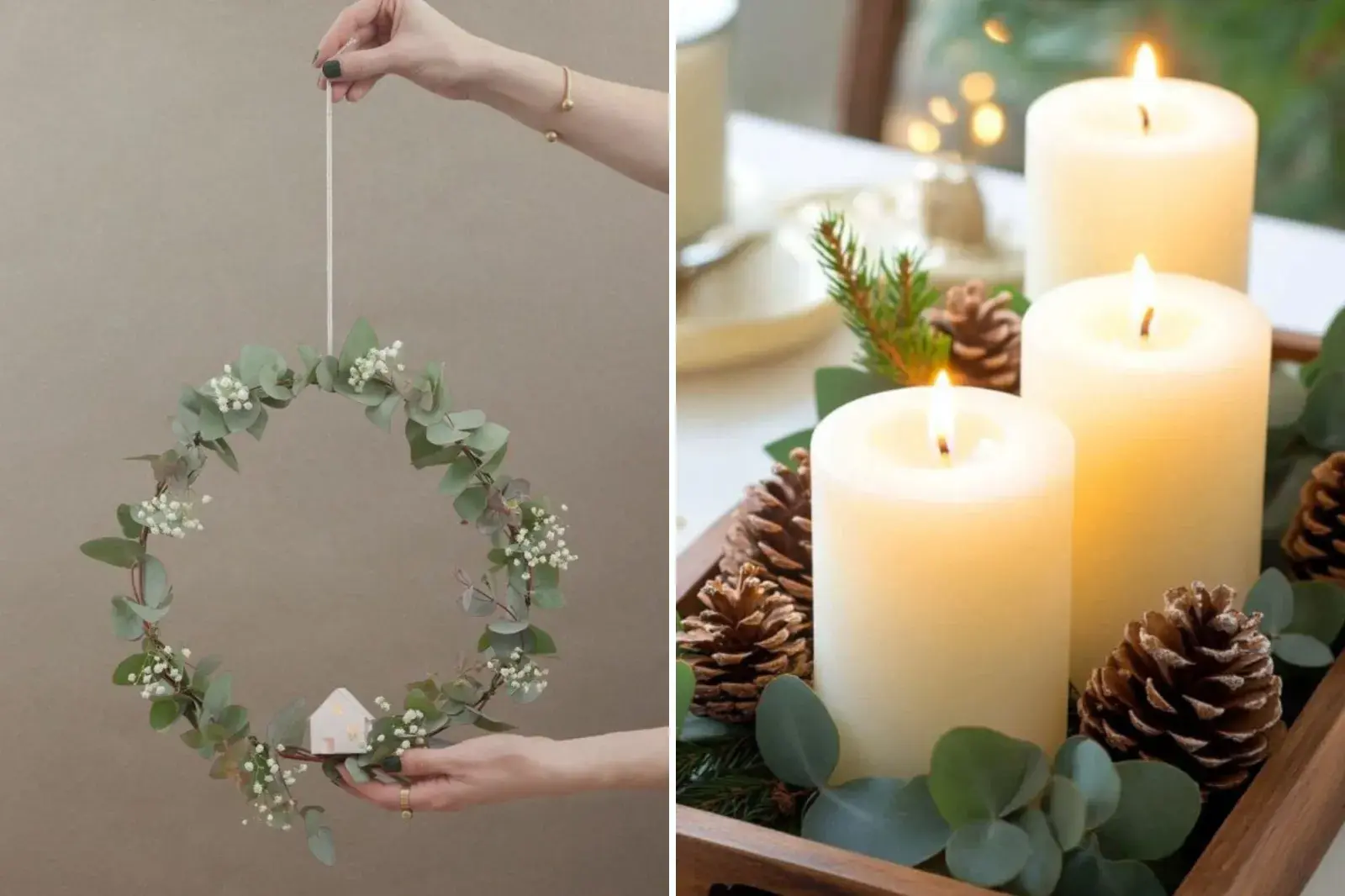 Cómo decorar tu casa para Navidad con ideas económicas y en tonos neutros