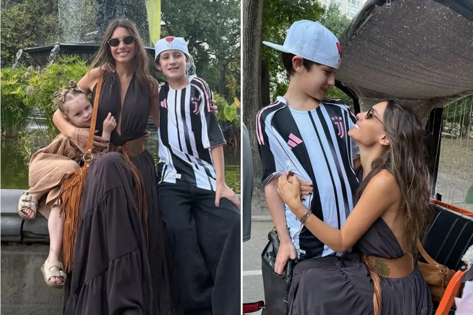 Boho chic: el look súper fresco que eligió Pampita para pasear en familia por Nueva York