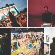 Diferentes planes: un recital, una obra de teatro, una feria, una muestra fotográfica.