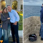 Juliana Awada con su familia y Celeste Cid con su pareja