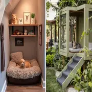 Integrar espacios para perros y gatos en tu hogar no significa renunciar al diseño.Integrar espacios para perros y gatos en tu hogar no significa renunciar al diseño.