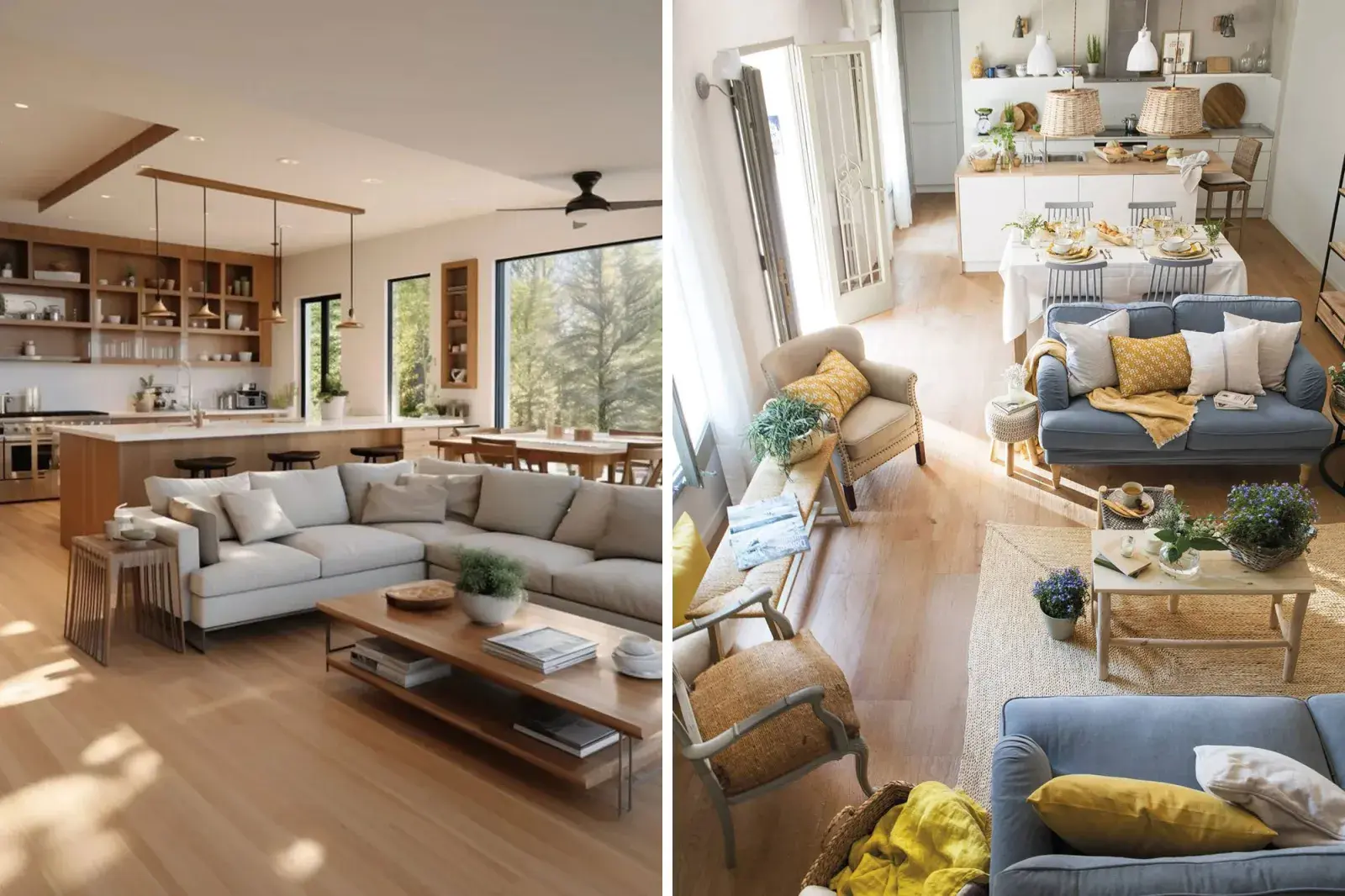 Las casas dejan de tener espacios amplios y regresan a los ambientes separados