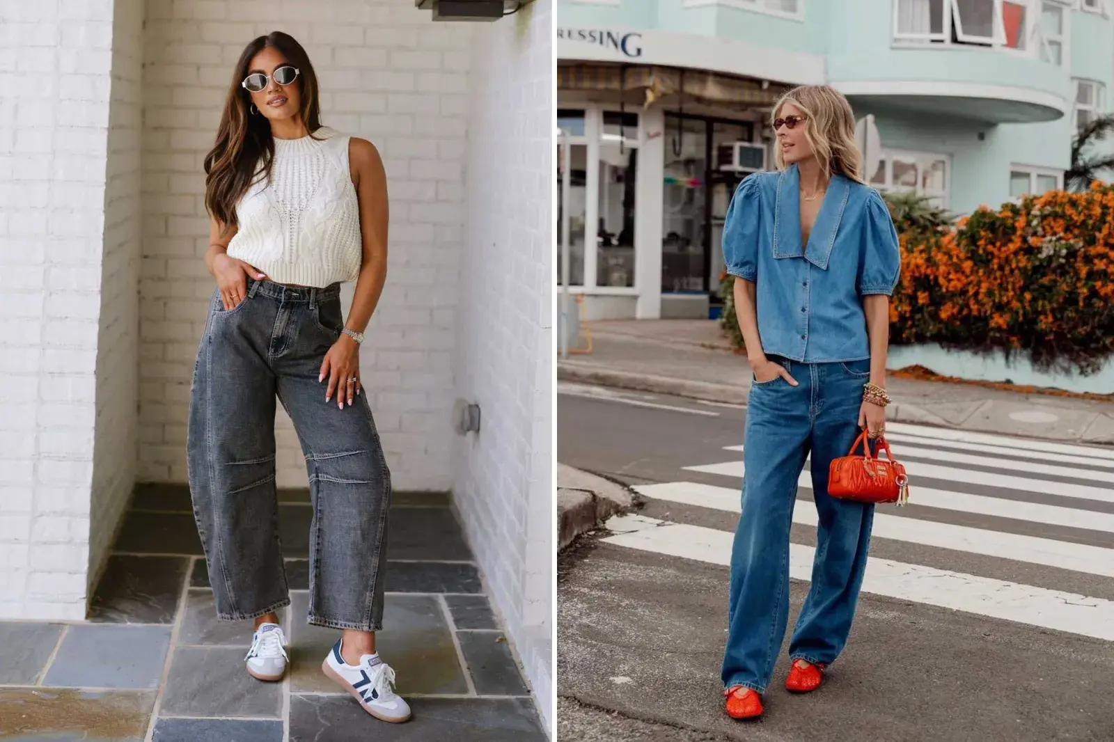 Los baggy jeans estarán presentes en los looks de primavera-verano durante el 2026