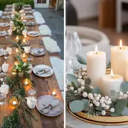 Ideas deco low cost para tu mesa de Navidad