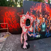 Foto de una activación de Stranger Things 5