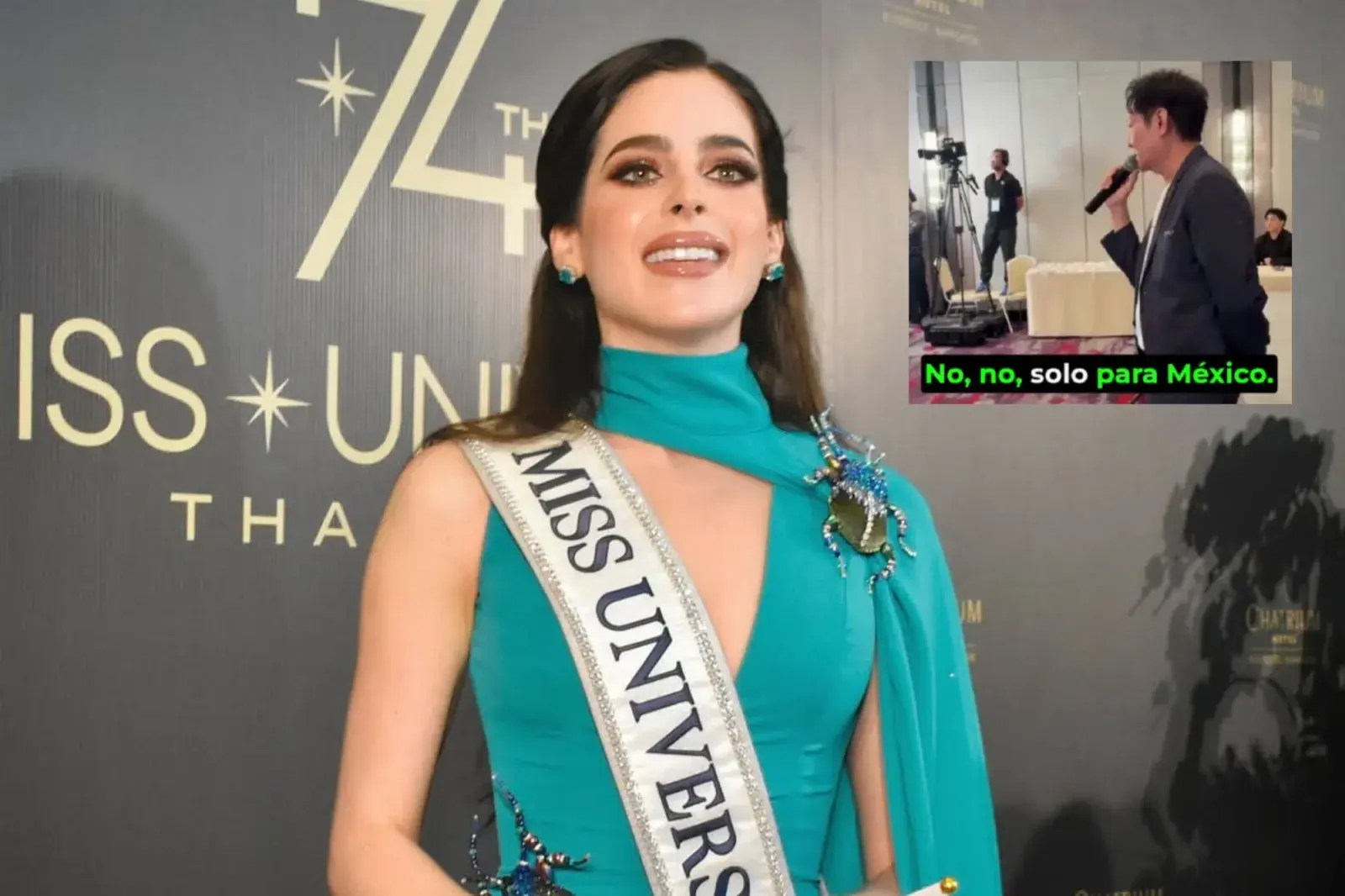 Nawat Itsaragrisil, director del concurso Miss Universo en Tailandia, insultó públicamente a Fátima Bosch, representante de México.