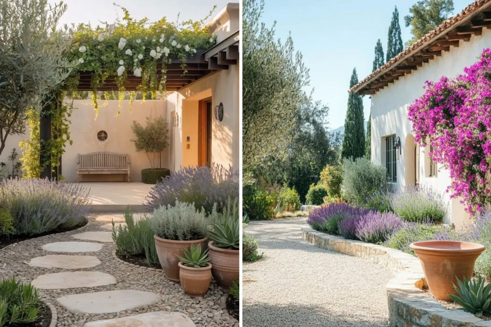 Jardín mediterráneo: cómo recrear este estilo en tu casa en Argentina