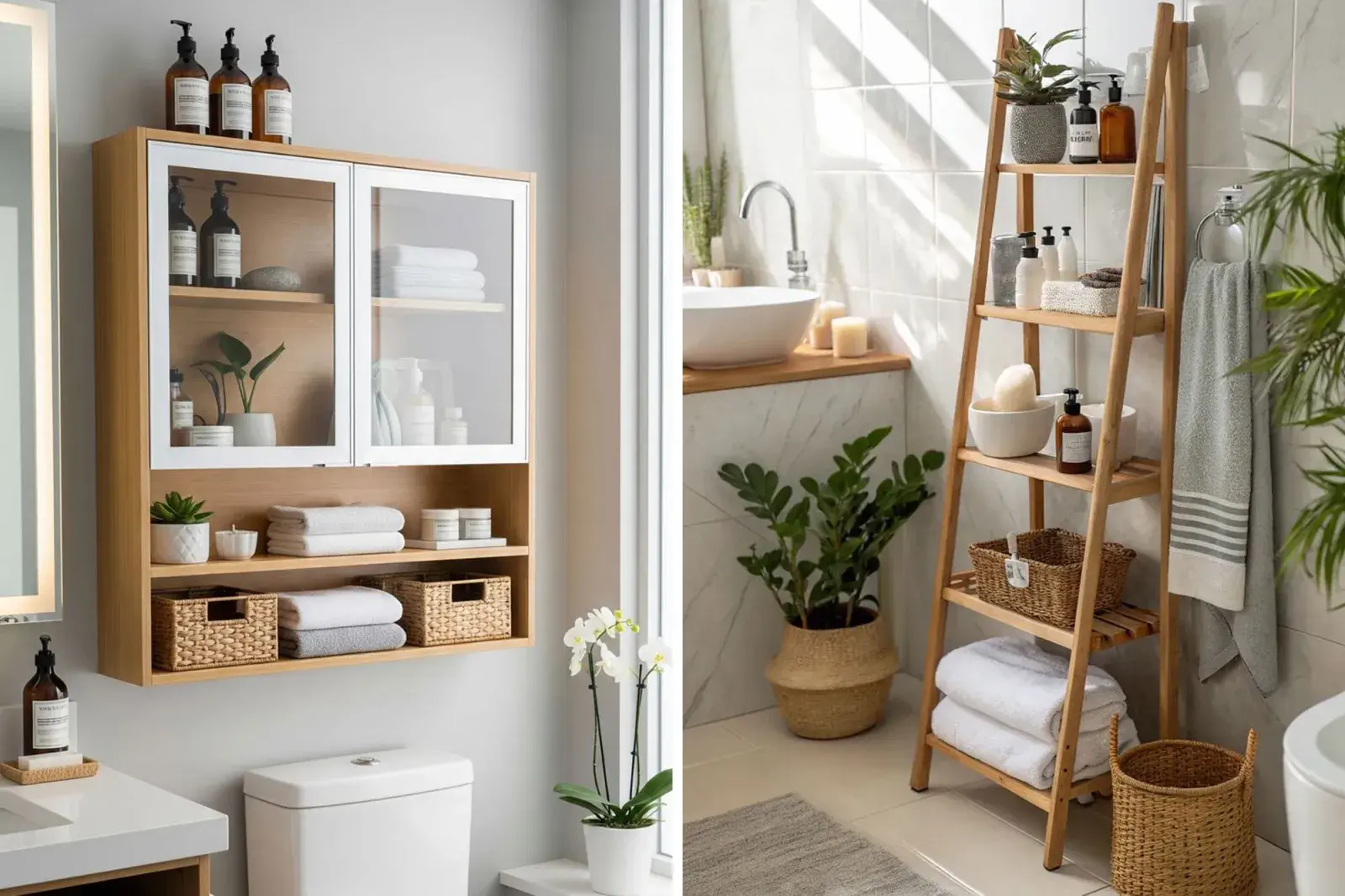 Los muebles pequeños y funcionales pueden transformar tu baño en un lugar más organizado y visualmente amplio.