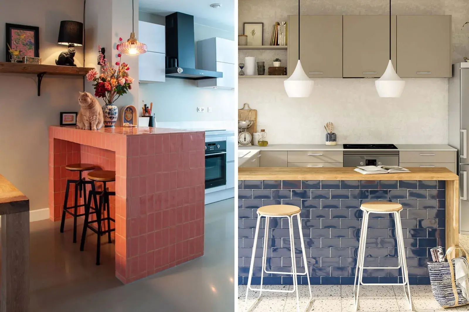 Agregar una mini barra en la cocina puede transformar el espacio y hacerlo mucho más funcional, sin necesidad de grandes reformas.