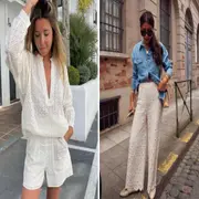 El regreso del broderie: cómo usarlo en el verano 2026