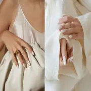 Minimalistas y elegantes: así son las uñas cloud dancer, el color elegido por Pantone para el 2026