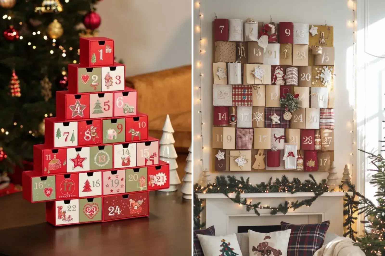 Fotos de calendarios de adviento.