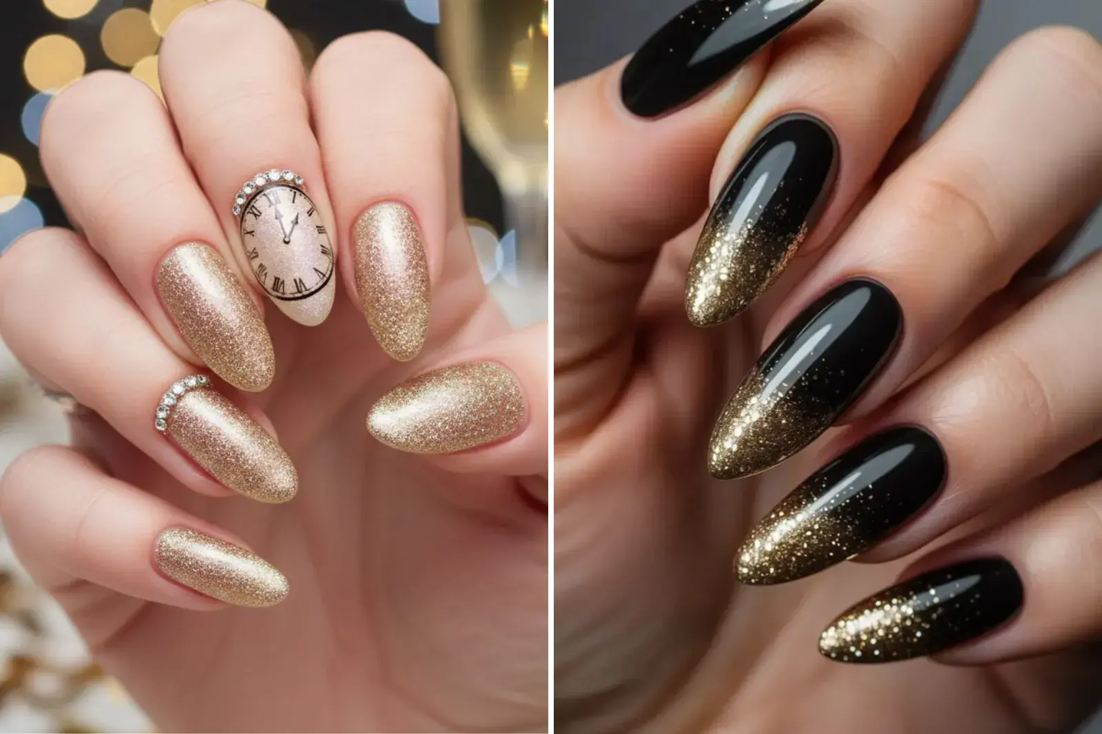 Brillo y glam: el diseño de uñas más sofisticado para recibir el Año Nuevo.